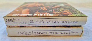 Películas Super 8 Tarzán (Lex Barker, Weissmuller)