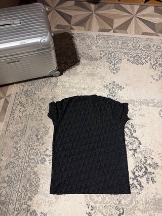 Camiseta Dior Negra Terciopelo