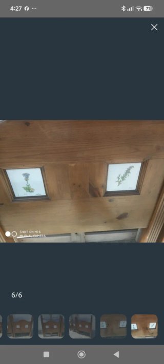 Cabeceros de madera con cerámica