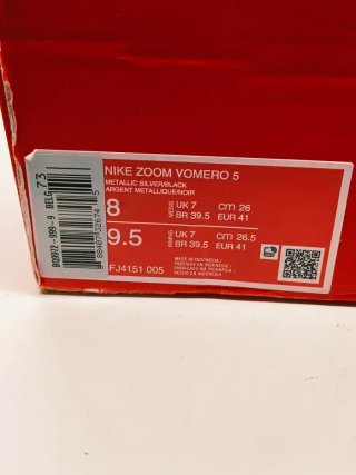 Zapatillas Nike Zoom Vomero 5 Hombre Rojo/Plata