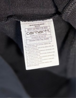 Carhartt WIP Wild Dogs Hoodie – Sudadera negra –