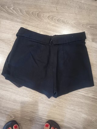 Falda pantalón Zara negra