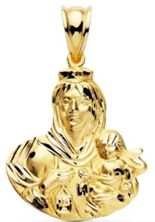 Medalla Virgen del Carmen Oro 18 kilates