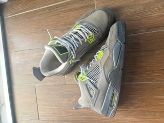 Scarpe Jordan 4 Neon SE Grigie Taglia 41 Sneaker