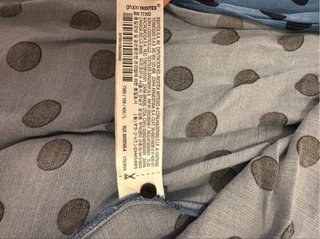 Elegante Vestido midi Zara azul de lunares Talla L