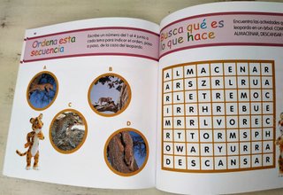 EL LEOPARDO Libro y PASATIEMPOS 4/8 años