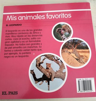EL LEOPARDO Libro y PASATIEMPOS 4/8 años