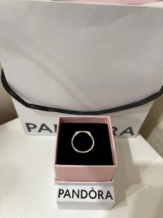 Anillo Pandora Grabable Plata