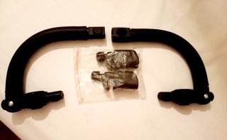 Barra delantera para cochecito, manillar, bebé,