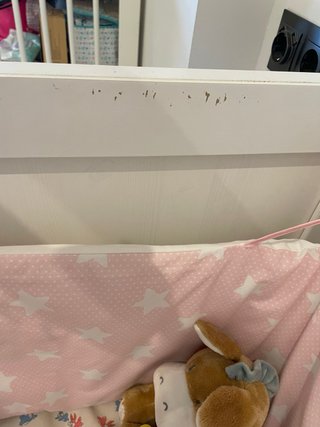 Cuna Ikea Blanca con Colchón