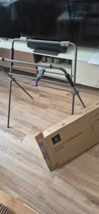 Stokke Flexi Bath Stand Patas y Bañera rosa