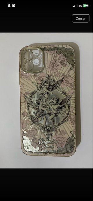 Funda iPhone 11 Ángeles y Rosas Brillantes