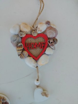 Decorazione Farfalla e fiore  con Conchiglie HOME