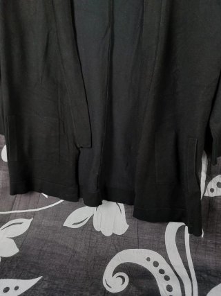 Cardigan Zara Nero Maniche 3/4