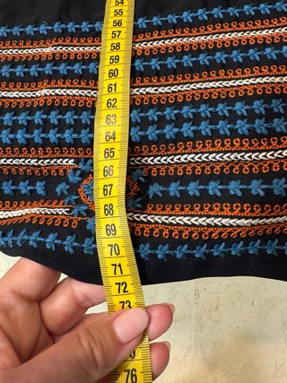 Chaqueta Kimono Jeff Gallano Bordada Talla Única