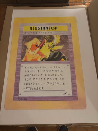 Cuadro Carta Pokémon Illustrator