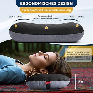 HIKENTURE Cojín Cervical hinchable funda almohada