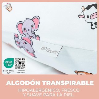Flowen Almohada Embarazada y Cojin Lactancia selva