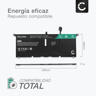 CELLONIC batería DXGH8 5500mAh DELL XPS 13 9380