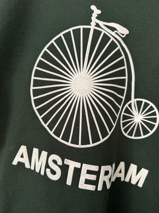 Sudadera Amsterdam con Bicicleta Vintage
