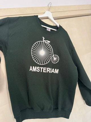 Sudadera Amsterdam con Bicicleta Vintage
