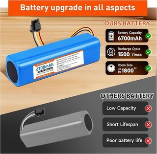 CITYORK Batería 14,4V 6700mAh Dreame D9 Pro D9 Max