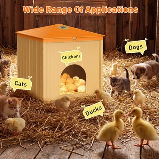 RSAOTY Calefacción Gallinero 360° 65W 10‑52°C