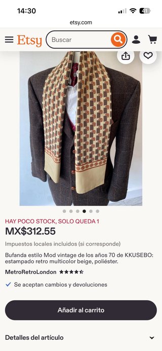 Pañuelo KKUSEBO con escudo y diseño Vintage