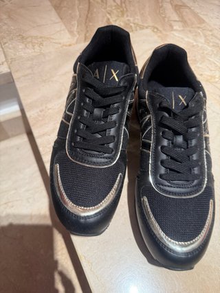 Zapatillas Armani Exchange Negras Talla 38