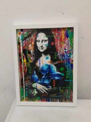 Pop Art La Gioconda - Stile Banksy