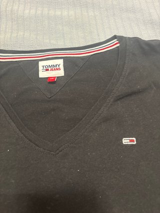 Camiseta Tommy Jeans Negra Talla XS