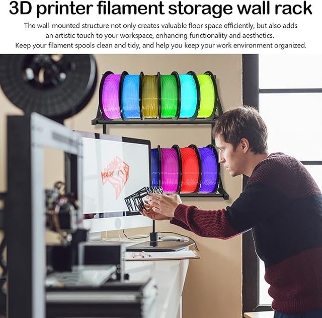 Mocoli Estante de Filamentos Impresora 3D 2 Capas