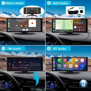 AWESAFE Pantalla 10.26'' CarPlay Android Auto