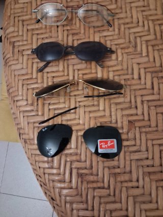 Gafas Ray-Ban Doradas y Negras
