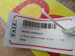 BOMBIN EMBRAGUE CITROEN XSARA PICASSO 1.6 Básico