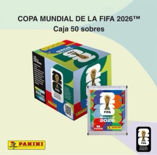 50 Sobres Panini Mundial FIFA 2026