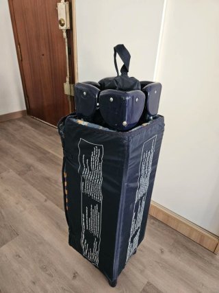 Cuna de viaje plegable