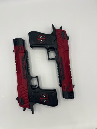 2 Pistole Giocattolo Deadpool Cosplay