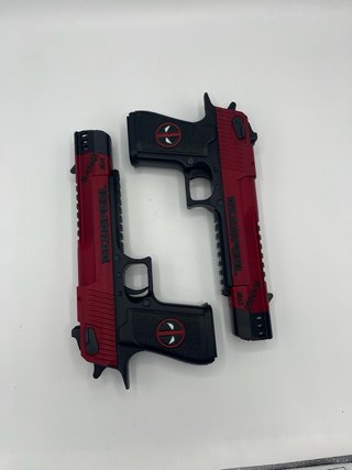 2 Pistole Giocattolo Deadpool Cosplay