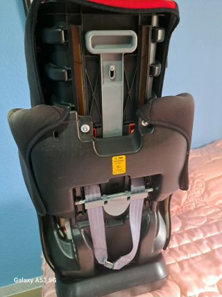 Silla de coche Nurse roja y negra