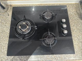 Placa de Gas Cata 3 fuegos