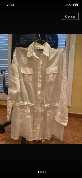 Camisa Sahariana Adolfo Dominguez Talla 40