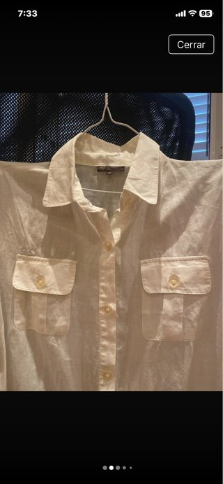Camisa Sahariana Adolfo Dominguez Talla 40