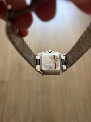 Reloj Cartier Santos Plata y Blanco
