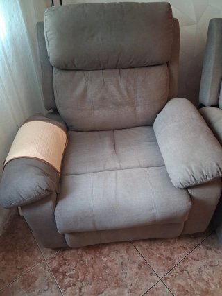 Sofá reclinable con mando Los dos 200€