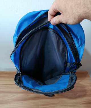 Mochila Azul 35L Impermeable - Nueva