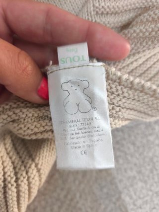 Manta Tous Beige de bebé