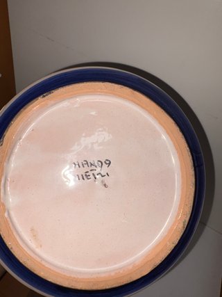 Vaso Vietrese Vintage Ceramica Blu