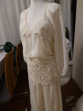 Conjunto Zara Crochet Viral Talla Única