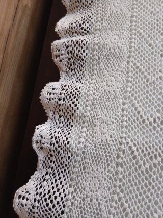 Colcha Ganchillo Crochet Vintage Blanca